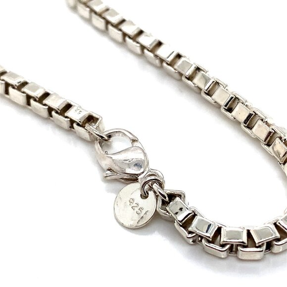 Tiffany & Co. Sterling Silver Venetian Box Chain Bracelet - Picture 4 of 4